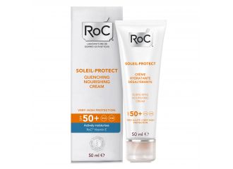 Roc solari soleil protexion + crema viso nutriente spf50+ 50 ml