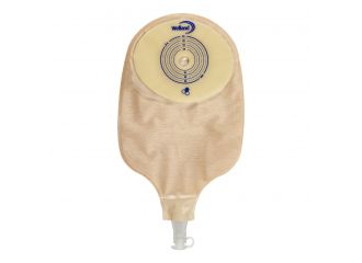 Sacca per urostomia trasparente ritagliabile aurum uro con miele di manuka diametro 13-55 mm 10 pezzi