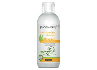 Aloevera2 succo puro d'aloe doppia concentrazione + enertonici 1 litro