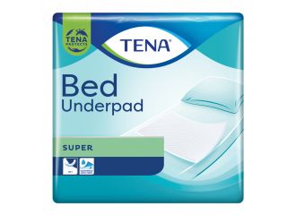 Traversa per incontinenza non rimboccabile tena bed super 60x90cm 35 pezzi