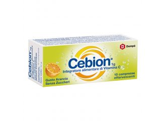 Cebion effervescente vit c senza zucchero 10 compresse