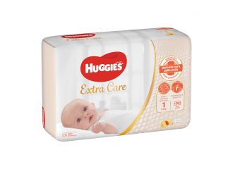Pannolino huggies extra care bebe' base 1 28 pezzi