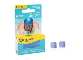 Tappo auricolare silicone aqua ohropax 6 pezzi