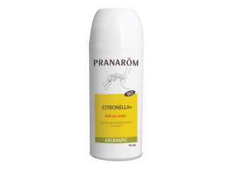 Pranarom aromapic bio roll-on plus latte corpo antizanzare citron 75 ml