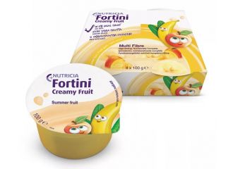 Fortini creamy fruit multi fibre frutti gialli 4x100 g