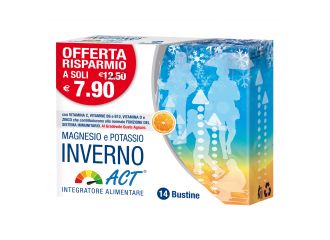 Magnesio potassio act inverno 14 bustine 5 g
