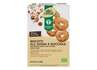Altricereali biscotti all'avena/nocciole bio 250 g