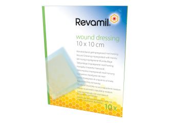 Revamil garze imbevute di miele 10x10 cm 10 pezzi