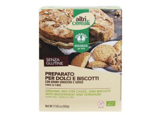 Altri cereali preparato per dolci con grano saraceno e sorgo 500 g senza uova