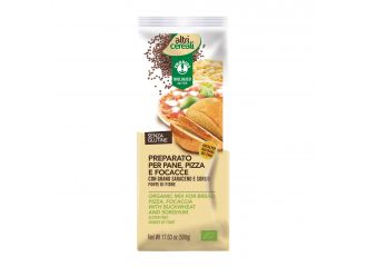 Altri cereali preparato per pane pizza e focacce con grano saraceno e sorgo 500 g senza uova