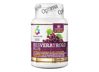 Colours of life resveratrolo plus 60 compresse 1000 mg
