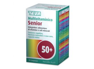 Multivitaminico senior teva 30 compresse 39 g