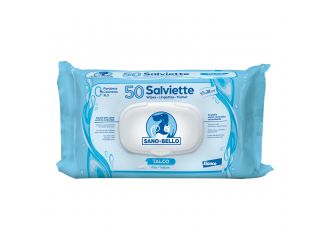 Sano e bello salviette detergenti talco 50 pezzi