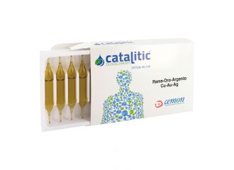 Catalitic oligoelementi rame oro argento cu-au-ag 20 ampolle