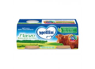 Mellin omogeneizzato manzo 2 x 80 g