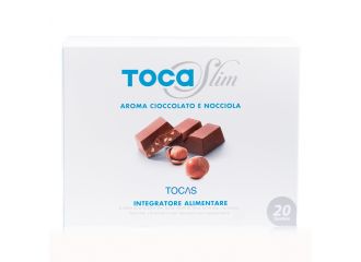 Tocaslim crema di cioccolato e nocciola 20 buste da 18 g