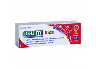 Gum kids dentifricio 2/6 fluoro 500 ppm