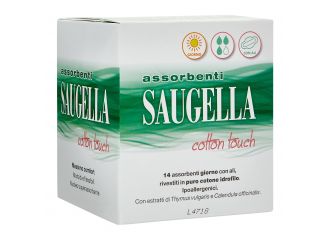 Saugella cotton touch assorbenti giorno 14 pezzi
