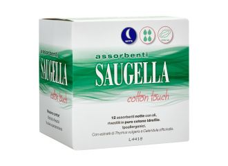 Saugella cotton touch assorbenti notte 12 pezzi
