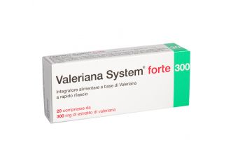 Valeriana system forte 20 compresse