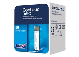 Strisce reattive test glicemia contour next 50 pezzi