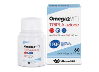 Omega3 viti tripla azione 60 perle