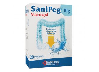 Macrogol polvere per soluzione orale sanipeg 10g 20buste