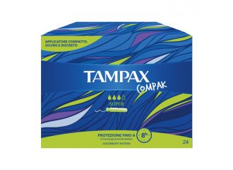 Tampax compak super 24 pezzi