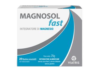 Magnosol fast 20 bustine orosolubili