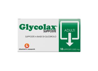 Glycolax 18 supposte glicerolo 2500mg
