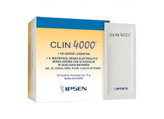 Clin 4000 lassativo 30 bustine monodose 10 g