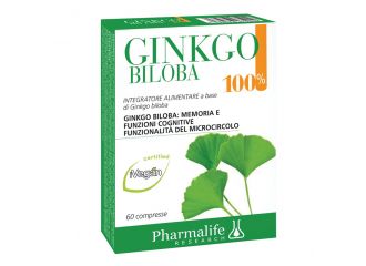 Ginkgo biloba 100% 60 compresse