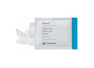 Brava salviette remover per distacco dolce adesivi e dispositivi per stomia 30 pezzi