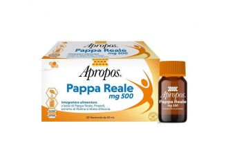 Apropos vita+ pappa reale 500 mg 10 flaconcini 10 ml