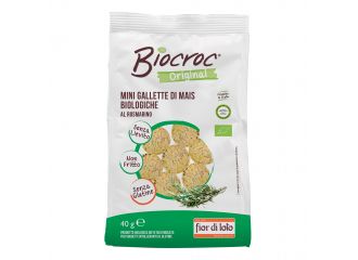 Biocroc mini gallette di mais rosmarino bio 40 g