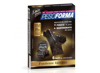 Pesoforma barretta double dark 6 pasti 12 x 31 g