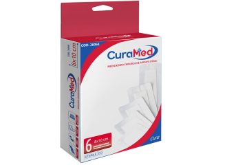 Medicazione garza cura 8x10cm 6 pezzi