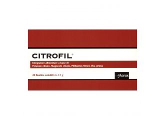 Citrofil 20 bustine 4,5 g