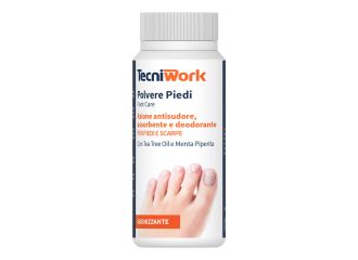 Tecniwork polvere deodorante per i piedi flacone 75 g