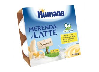 Humana merenda banana 4 x 100 g