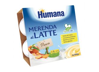 Humana merenda pesca 4 x 100 g