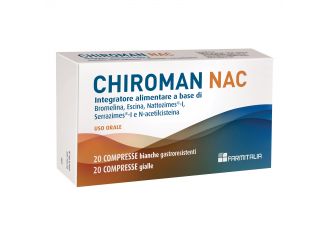Chiroman nac 20 compresse bianche + 20 compresse gialle