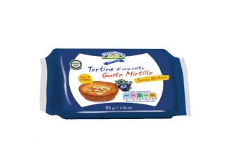 Happy farm tortine mirtillo 55 g