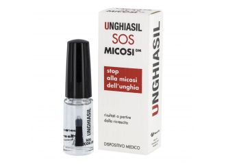 Antimicotico unghiasil sos micosi in flacone di vetro 5 ml con pennello applicatore + astuccio