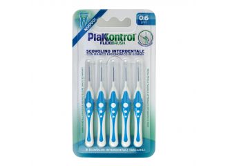 Plakkontrol scovolino interdentale flexi brush06 blister 5 pezzi