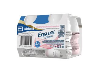 Ensure compact fragola 4 bottiglie da 125 ml