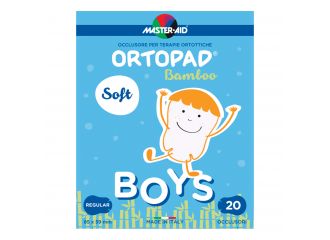 Cerotto oculare per ortottica ortopad soft boys regular 20 pezzi