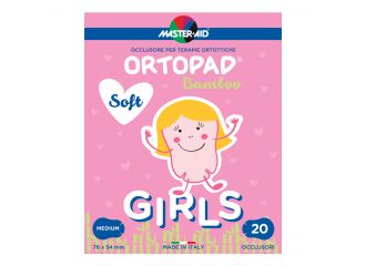 Cerotto oculare per ortottica ortopad soft girls m 20 pezzi