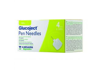 Ago per penna da insulina glucoject lunghezza 4 mm gauge 32 100 pezzi