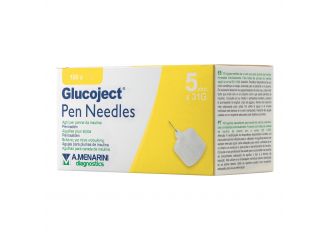 Ago per penna da insulina glucoject lunghezza 5 mm gauge 31 100 pezzi